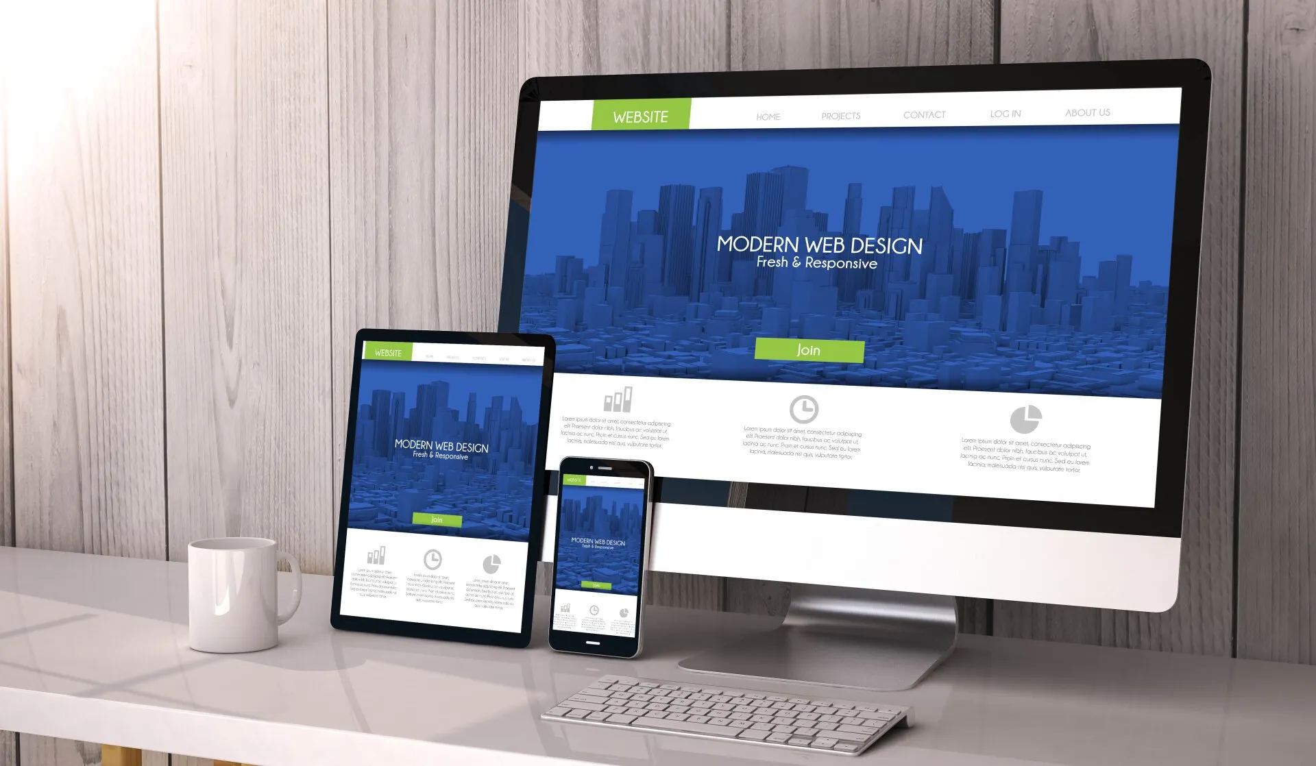 Fully Responsive Design Fully Responsive Design