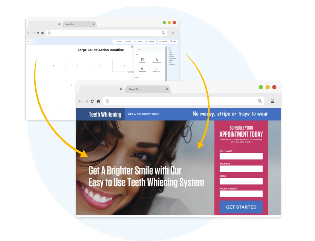 landing page builder landing page builder